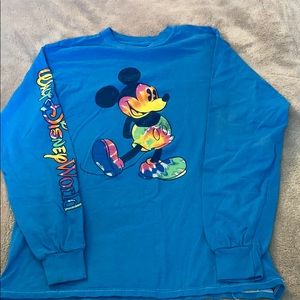 Walt Disney World tie dye Mickey shirt